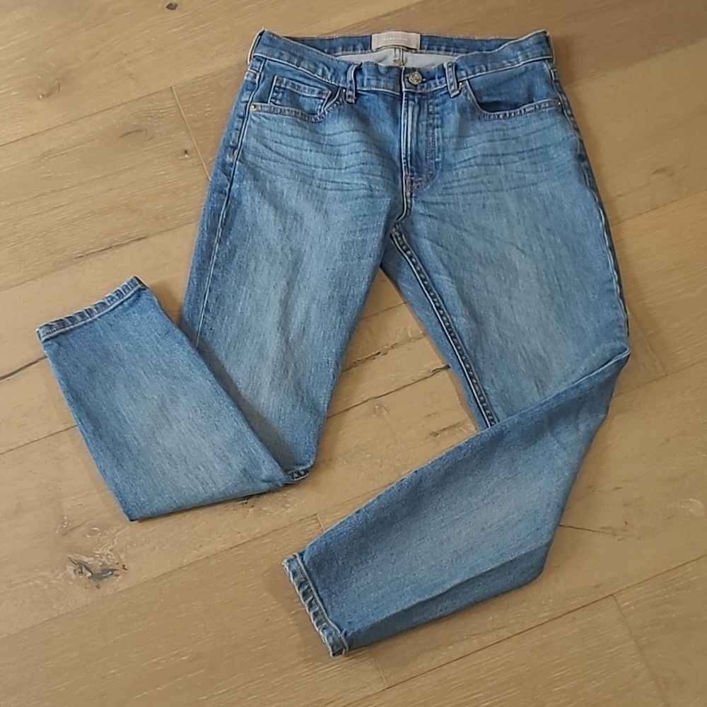 Everlane Jeans Women's sz 28 Mid Rise Skinny Leg Ankle Light Wash Denim Jeans